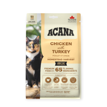 Acana Homestead Harvest Cat корм для котів, з індичкою, куркою та качкою - 340 г