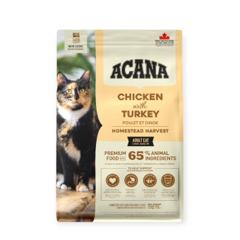 Acana Homestead Harvest Cat корм для котів, з індичкою, куркою та качкою - 1,8 кг