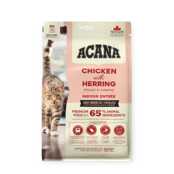 Acana Indoor Entree Cat корм для кошек, с кроликом, индейкой и курицей - 340 г
