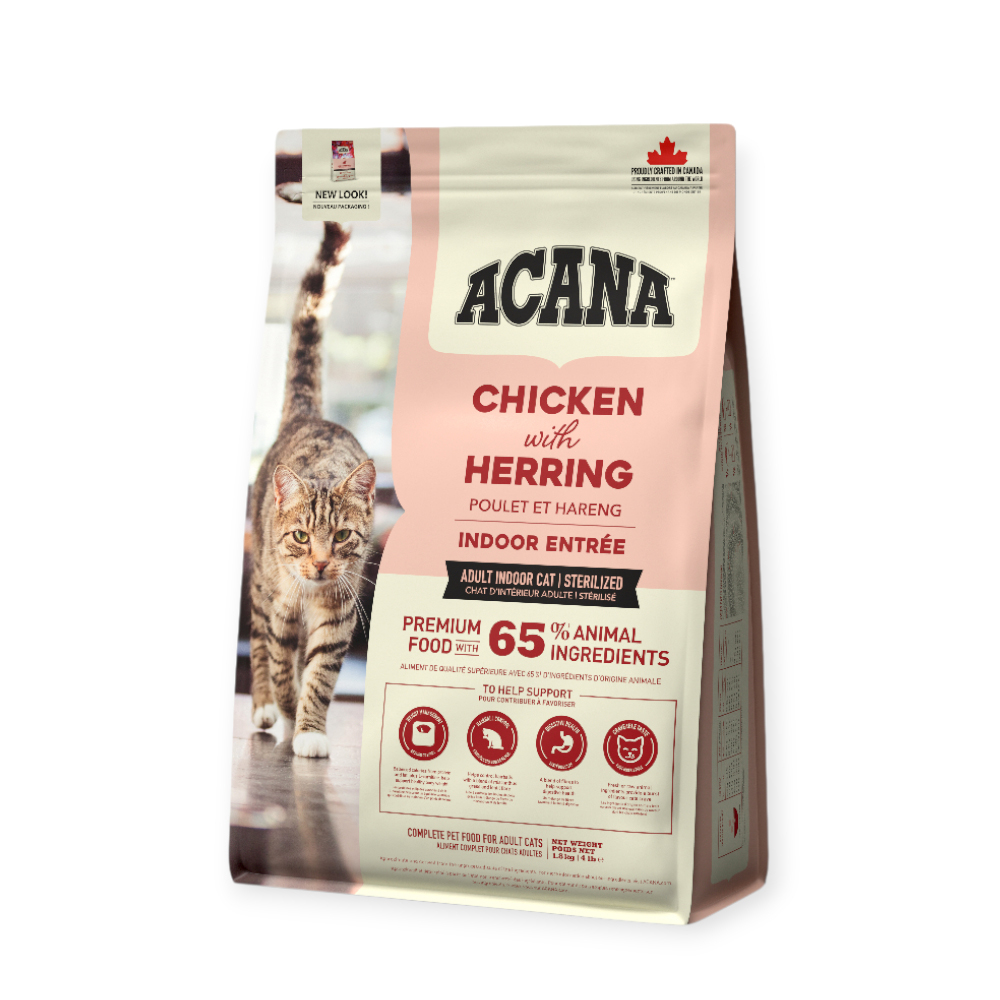 Acana Indoor Entree Cat корм для котів, з кроликом, індичкою та куркою - 1,8 кг