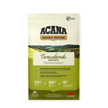 Acana Grasslands Dog корм для собак, з ягням - 2 кг