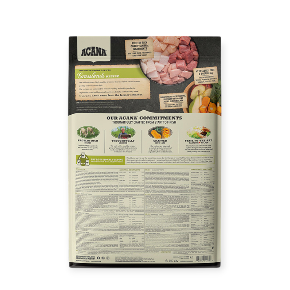 Acana Grasslands Dog корм для собак, с ягненком - 6 кг