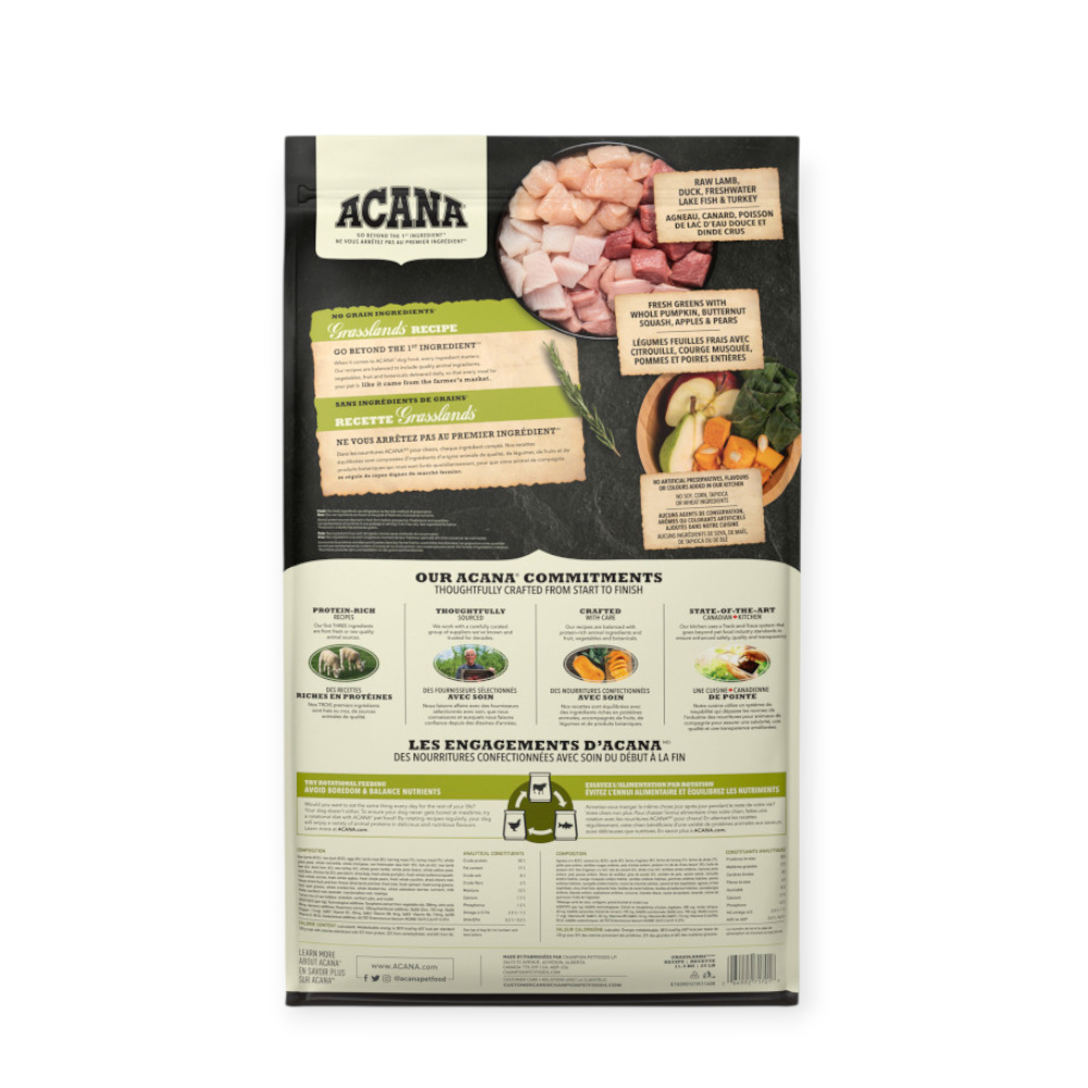 Acana Grasslands Dog корм для собак, с ягненком - 11,4 кг
