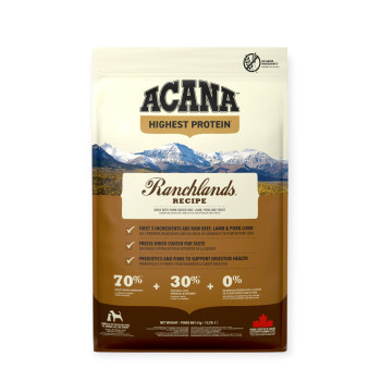 Acana Ranchlands Dog корм для собак, з м'ясом бика, ягня та свині - 6 кг