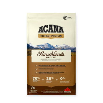 Acana Ranchlands Dog корм для собак, с мясом быка, ягненка и свиньи - 11,4 кг