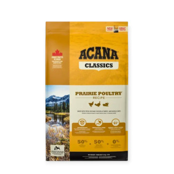Acana Prairie Poultry Dog корм для собак, с цыпленком и индейкой - 9,7 кг