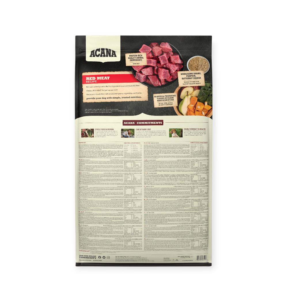 Acana Red Meat Recipe Dog корм для собак, с красным мясом - 14,5 кг