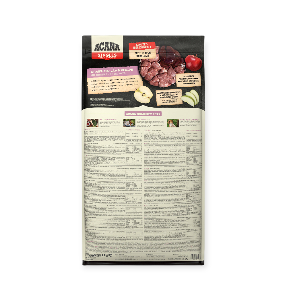 Acana Grass-Fed Lamb корм для собак, с ягненком - 17 кг