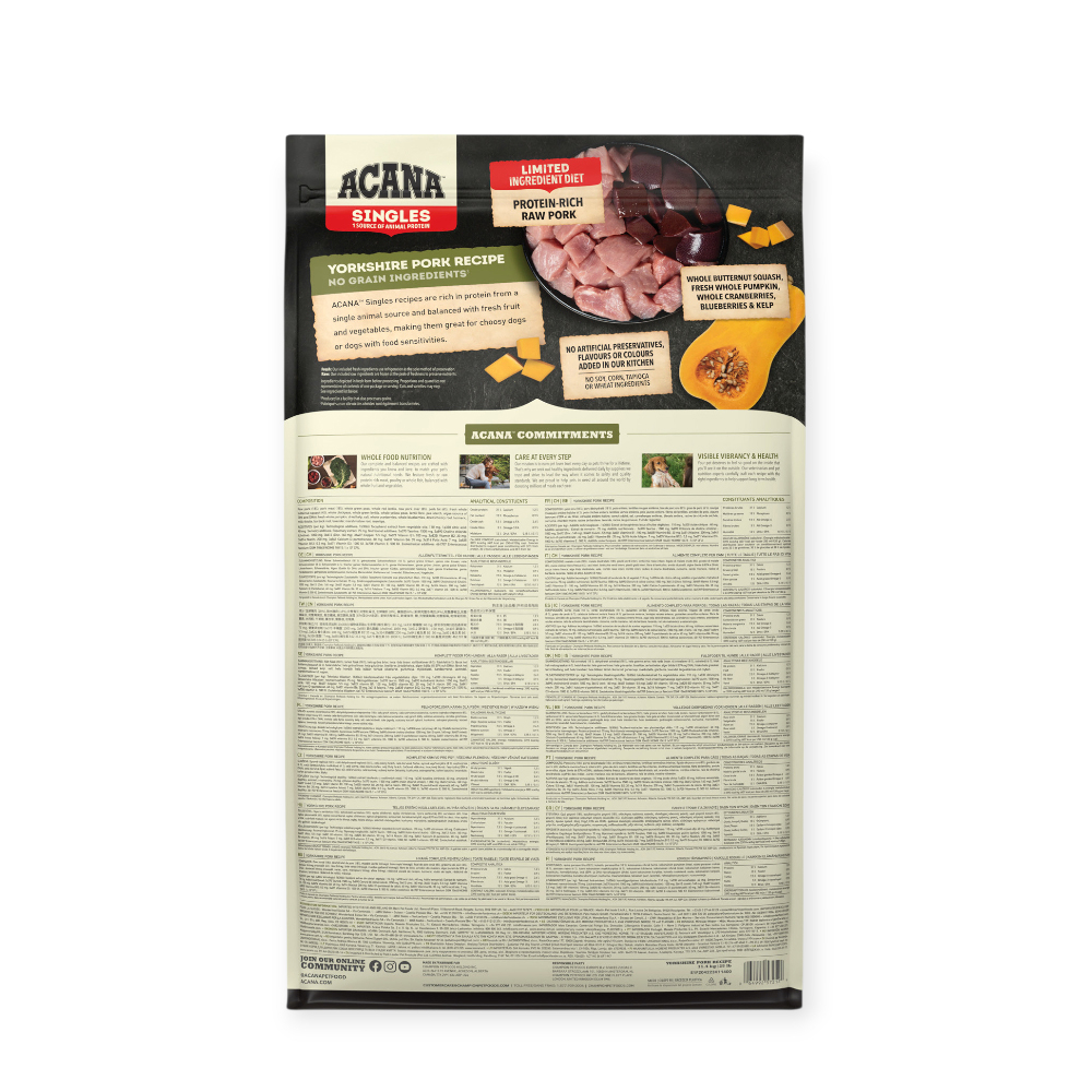 Acana Yorkshire Pork корм для собак, со свининой - 11,4 кг