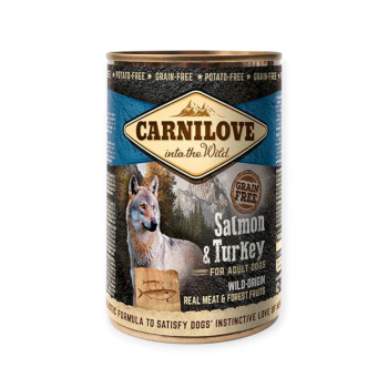 Carnilove Dog Salmon & Turkey паштет для собак, с лососем и индейкой - 400 г