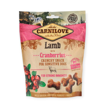 Carnilove Dog Crunchy Snack Crunchy Lamb & Cranberries для собак, с ягненком и клюквой - 200 г