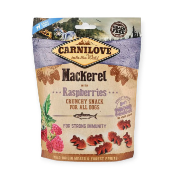 Carnilove Dog Crunchy Snack Mackerel & Raspberries для собак со скумбрией и малиной - 200 г