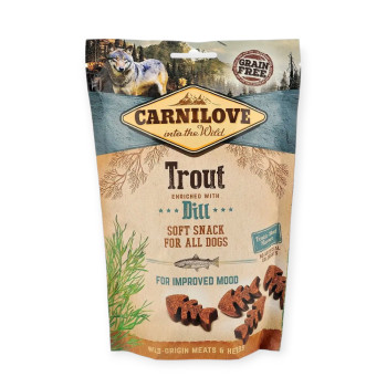 Carnilove Dog Semi-Moist Trout & Dill ласощі для собак, з фореллю та кропом - 200 г