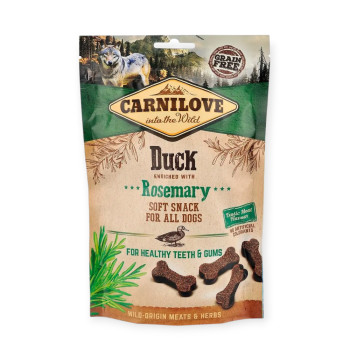 Carnilove Dog Semi Moist Duck & Rosemary лакомство для собак, с уткой и розмарином, 200 г