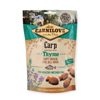 Carnilove Dog Semi-Moist Carp & Thyme лакомство для собак, с карпом и тимьяном - 200 г