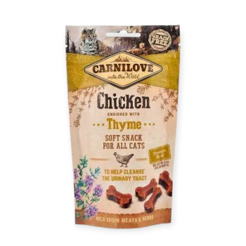 Carnilove Cat Semi Moist Snack ласощі для котів, з куркою та чебрецем - 50 г