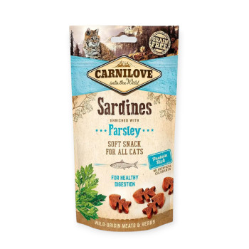Carnilove Cat Semi Moist Snack ласощі для котів, із сардиною - 50 г