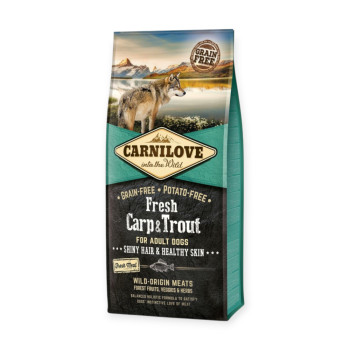 Carnilove Dog Fresh Carp & Trout корм для собак, з коропом і фореллю - 12 кг