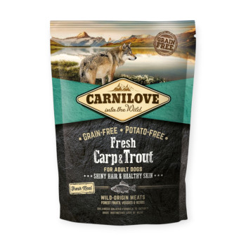 Carnilove Dog Fresh Carp & Trout корм для собак, з коропом і фореллю - 1,5 кг