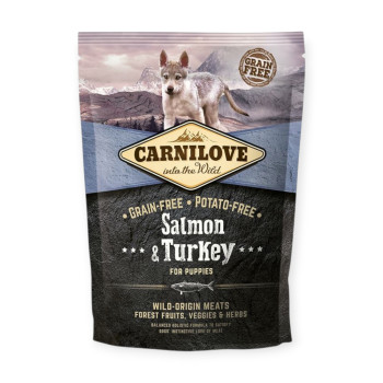 Carnilove Puppy Salmon & Turkey корм для цуценят, з лососем та індичкою - 1,5 кг