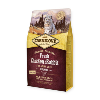 Carnilove Cat Fresh Chicken & Rabbit корм для котів, з куркою та кроликом - 2 кг