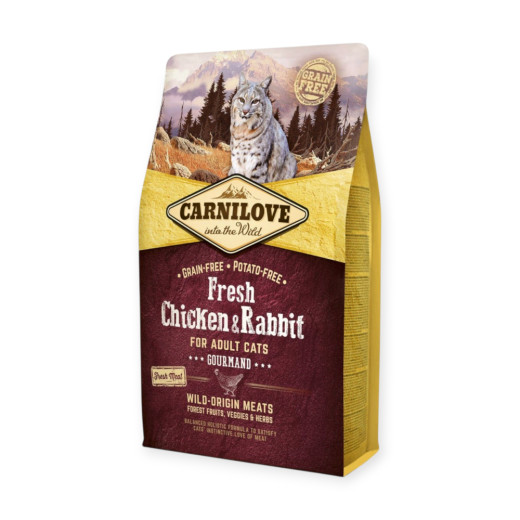 Carnilove Cat Fresh Chicken & Rabbit корм для котів, з куркою та кроликом - 2 кг