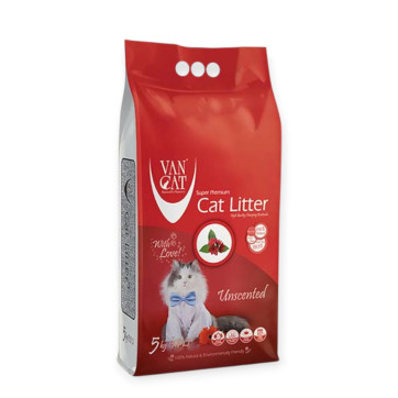 Van Cat Unscented бентонітовий наповнювач, без аромату - 5 кг