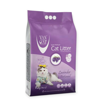 Van Cat Lavender бентонітовий наповнювач з ароматом лаванди - 10 кг