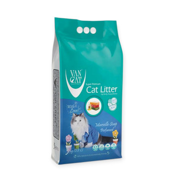 Van Cat Marseille Soap бентонитовый наполнитель, с ароматом французского мыла – 5 кг