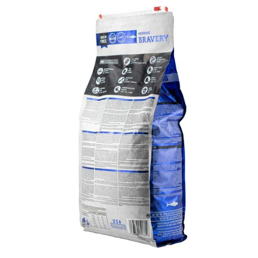 Bravery Adult Cat Herring корм для активных кошек с сельдью - 600 г