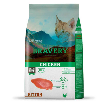 Bravery Kitten Chicken корм для кошенят, з куркою - 600 г