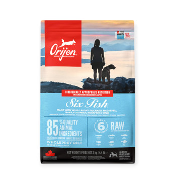 Orijen 6 Fresh Fish Dog корм для собак, с рыбой - 2 кг