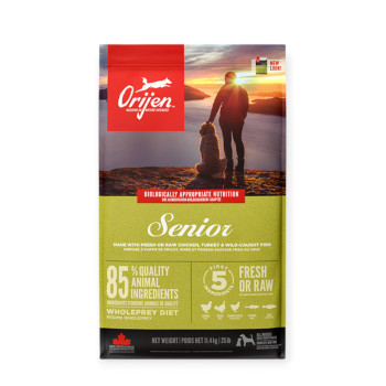 Orijen Senior для літніх собак, з індичкою та куркою - 11,4 кг