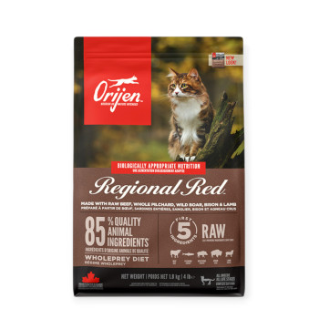 Orijen Regional Red Cat корм для котів, з м'ясом - 1,8 кг