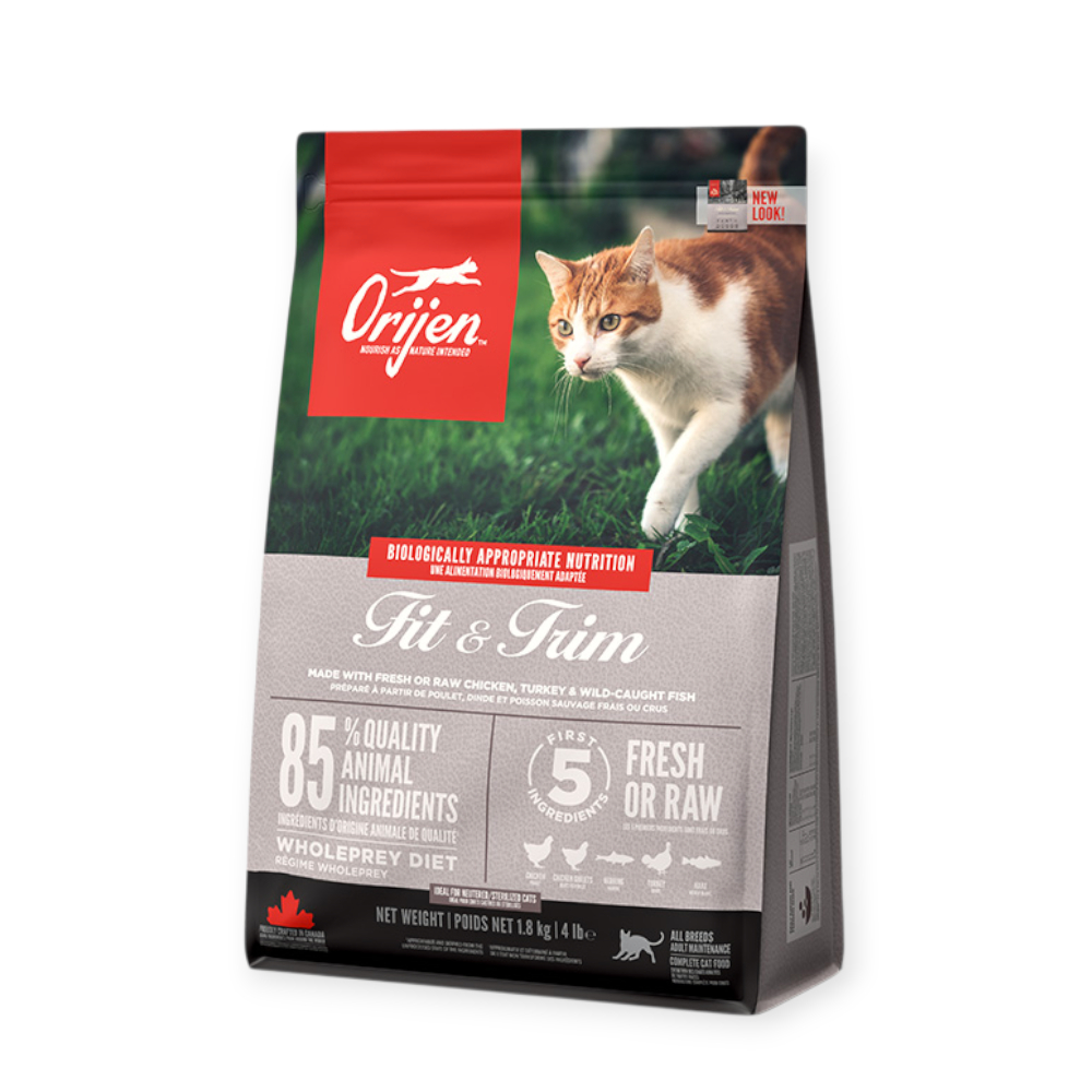 Orijen Fit&Trim Cat для котів із зайвою вагою, з м'ясом та рибою - 1,8 кг