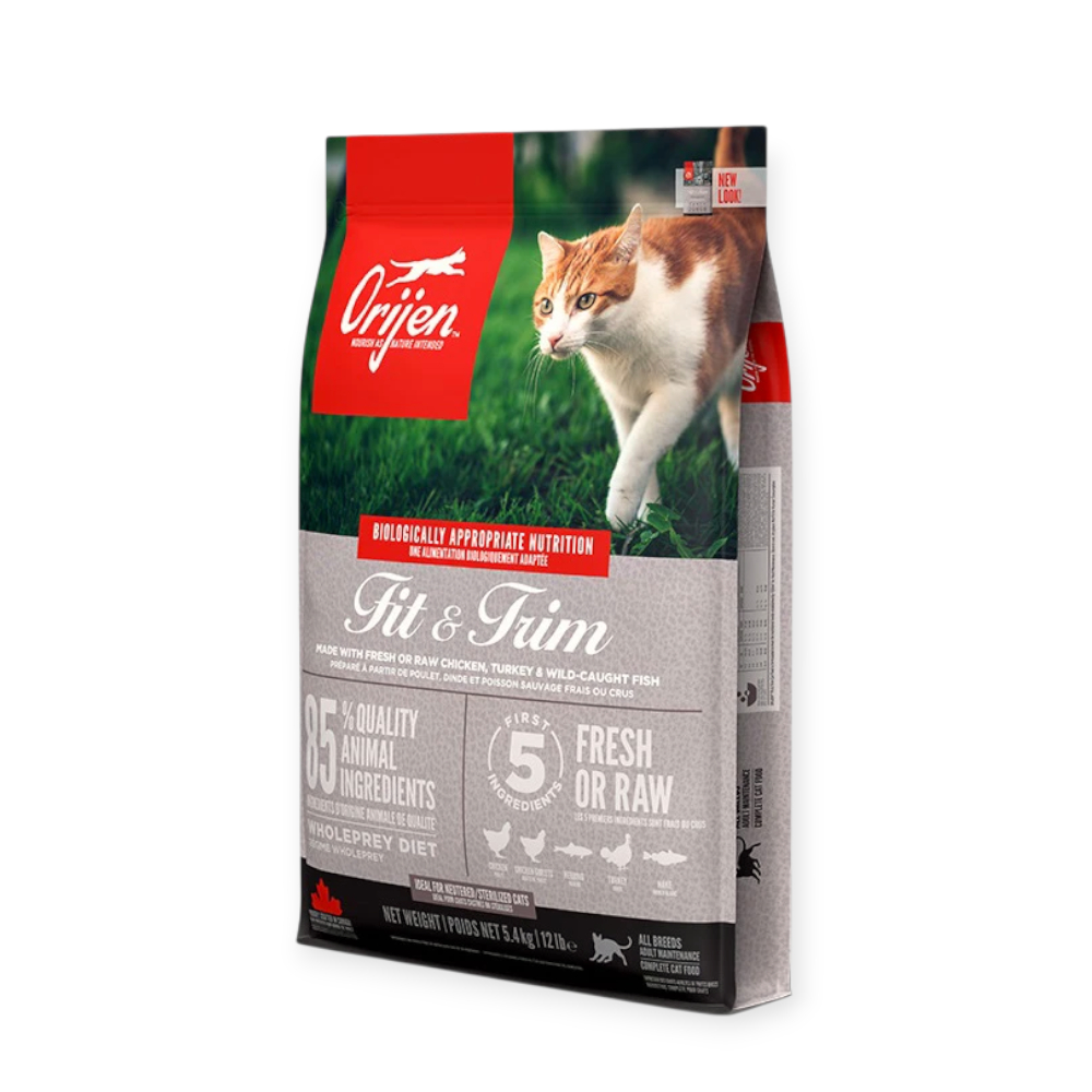 Orijen Fit&Trim Cat для котів із зайвою вагою, з м'ясом та рибою - 5,4 кг