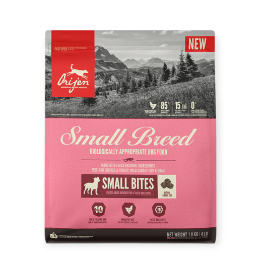 Orijen Dog Small для собак малих порід, з індичкою, куркою та рибою - 1,8 кг
