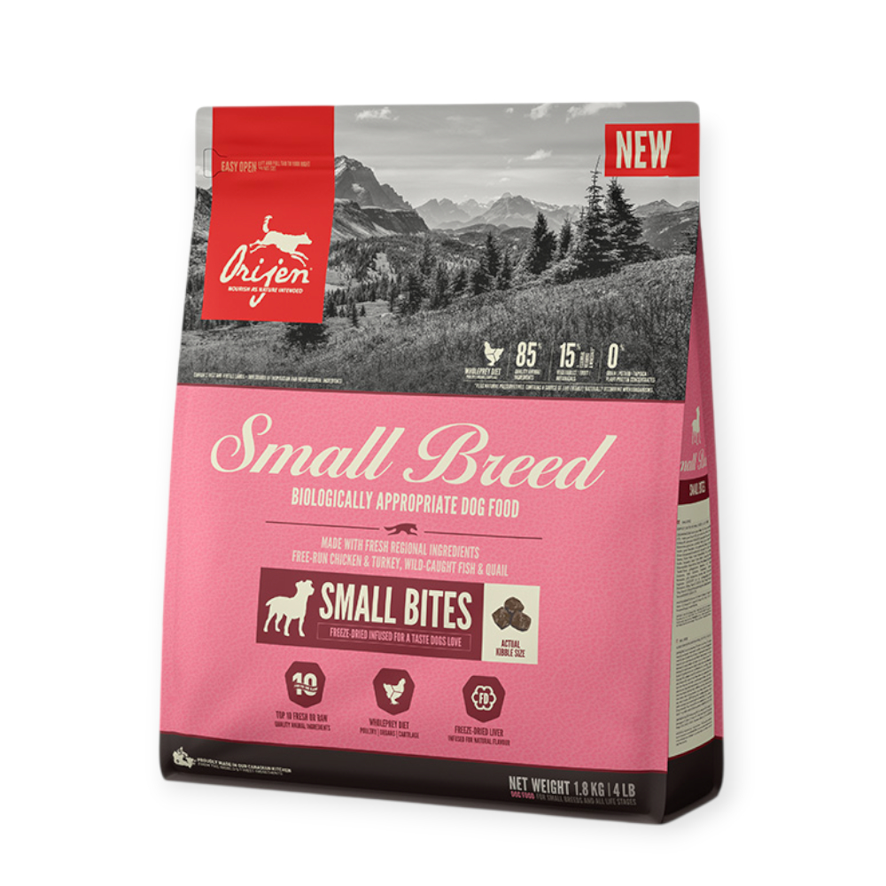Orijen Dog Small для собак малих порід, з індичкою, куркою та рибою - 1,8 кг