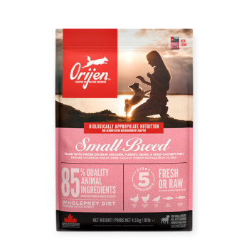 Orijen Dog Small для собак малих порід, з індичкою, куркою та рибою - 4,5 кг