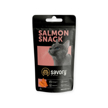 Savory Cat Savory Cat Snack Pillows Gourmand & Salmon для вибагливих котів з лососем - 60 г