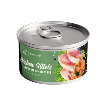 Savory Cat Adult Chicken Fillets Fillets rich in Shrimps для кошек, с курицей и креветками - 70 г