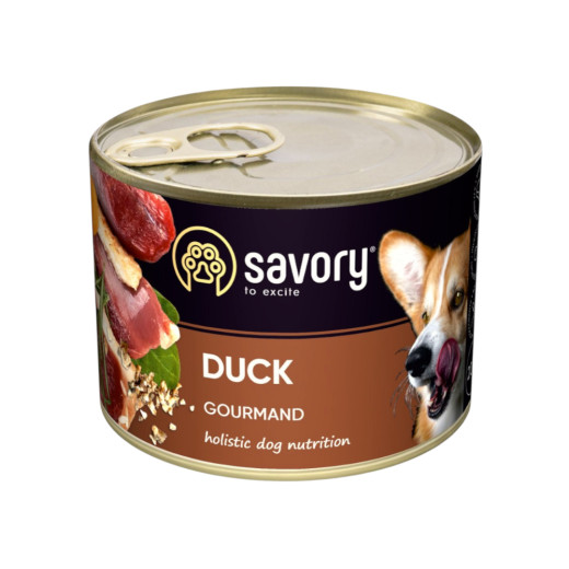 Savory Dog Adult Duck корм для собак, з качкою - 200 г
