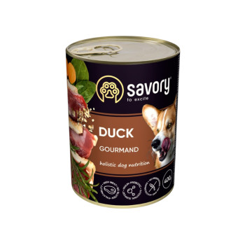 Savory Dog Adult Duck корм для собак, з качкою - 400 г