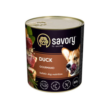 Savory Dog Adult Duck корм для собак, з качкою - 800 г