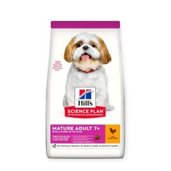 Hill's Science Plan Mature Adult 7+ Small & Mini для літніх собак малих порід, з куркою - 1,5 кг