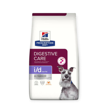 Hill's Prescription Diet I/D Low Fat AB+ диета для собак при заболеваниях ШКТ – 12 кг