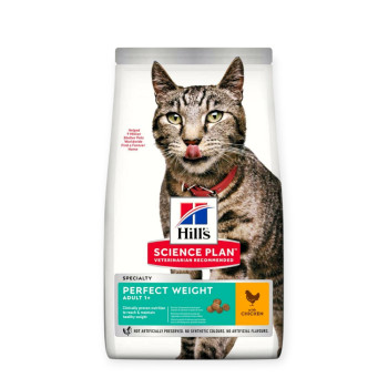 Hill's Science Plan Adult Perfect Weight корм для контролю ваги котів, з куркою - 2,5 кг