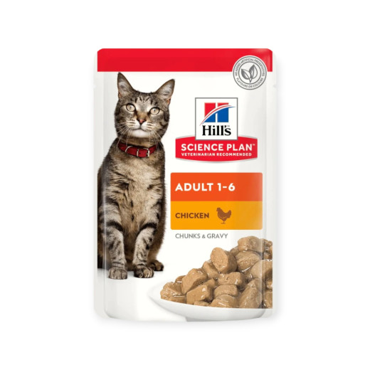 Hill's SP Feline Adult влажный корм для кошек, с курицей - 85 г