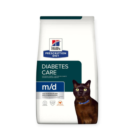 Hill's Prescription Diet M/D дієта для котів при цукровому діабеті та ожирінні - 1,5 кг