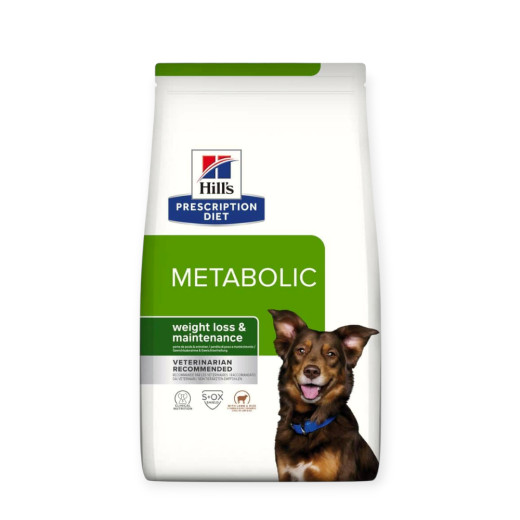 Hill's Prescription Diet Metabolic диета для собак при ожирении, с ягненком - 1,5 кг